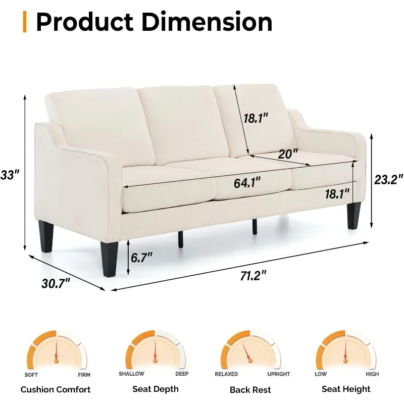 Small Couch Sofa 71