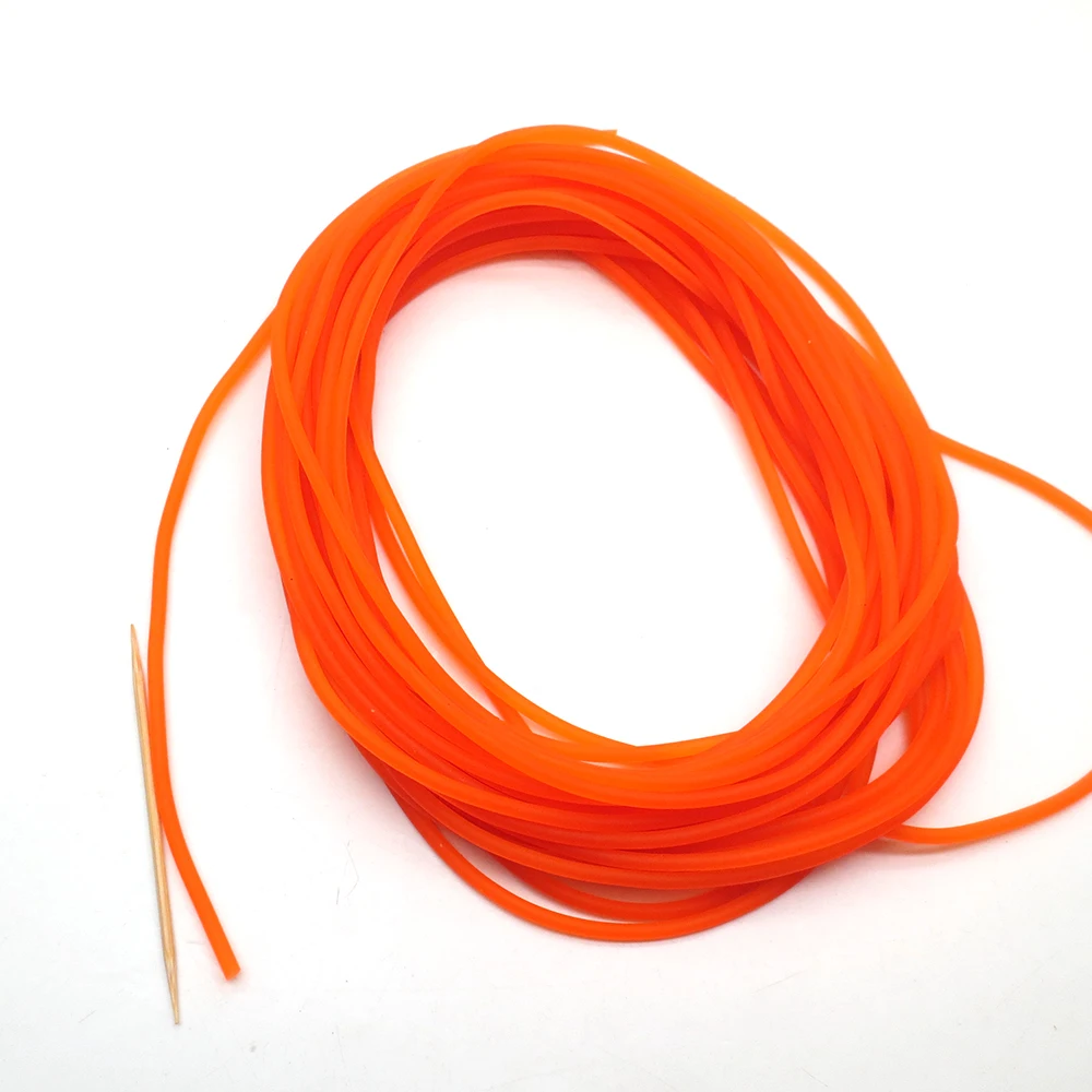 3Meters Strong Rope Rubber  6-7 Times Solid Latex Rubber Band 2.2mm Fishing Rubber Band Tennis Training Elastic Rope  Fishing