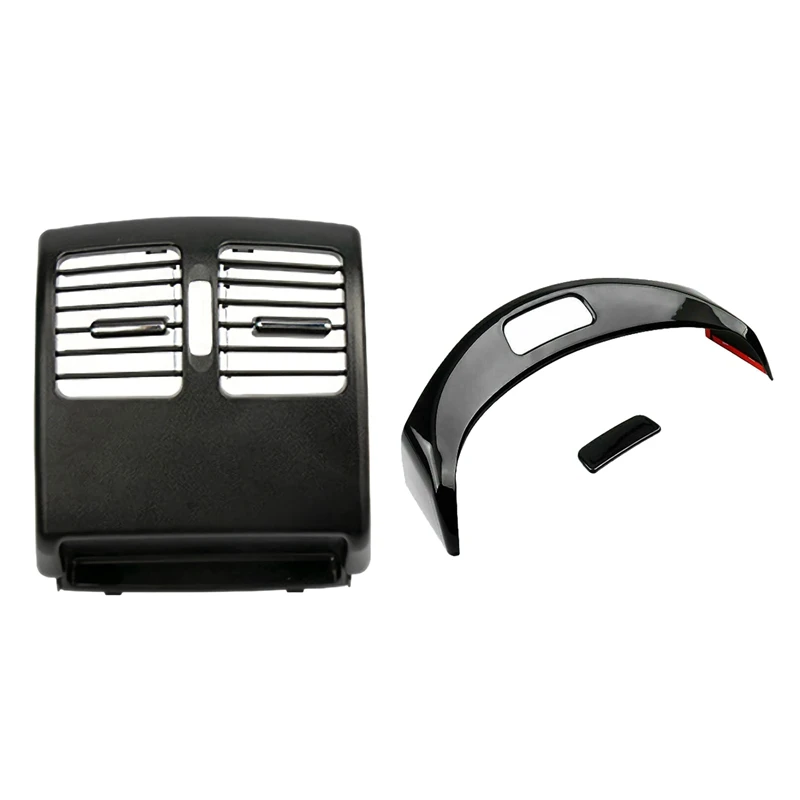 

A/C Air Vent Outlet Grille Cover For Mercedes Benz C Class W204 & Car Center Console Armrest Storage Box Button Cover