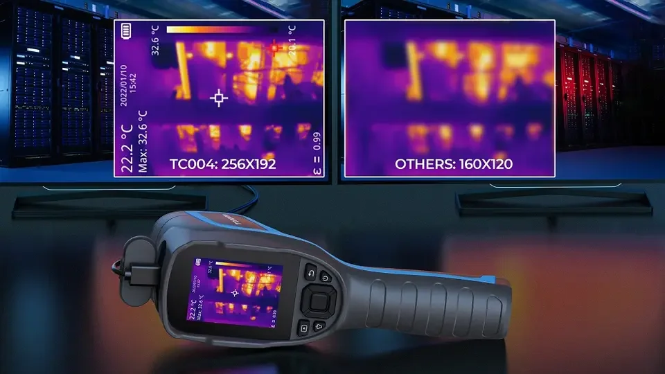 TOPDON TC004 Handheld Infrared Thermal Scanner Imaging Camera Imager PC Image Analysis High Resolution Accuracy 256*192 Tool