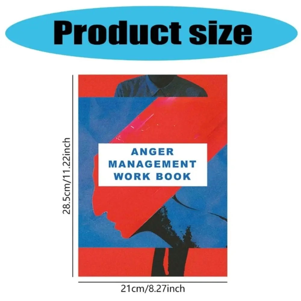 Coated Paper Anger Control Journal Planning Tool Control Your Emotion Work Record Sheet Clear Chapter Practical
