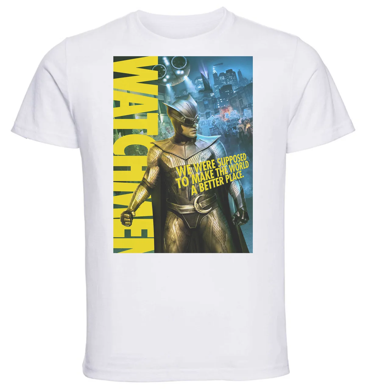 T-shirt Unisex - White - Watchmen Gufo