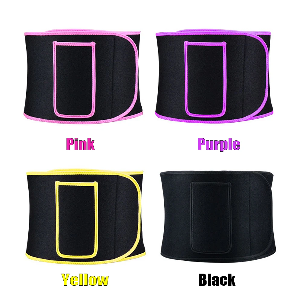 Sports Waist Trimmer Belt Adjustable Waist Trainer Slimming Weight Loss Belly Fat Burner for Body Shaping Men and Women