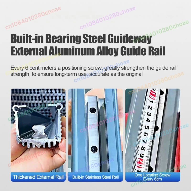 Tile Push Knife Manual Slate Floor Brick Cutting Machine High Precision Industrial Grade Large Slab Track Push-pull Knife