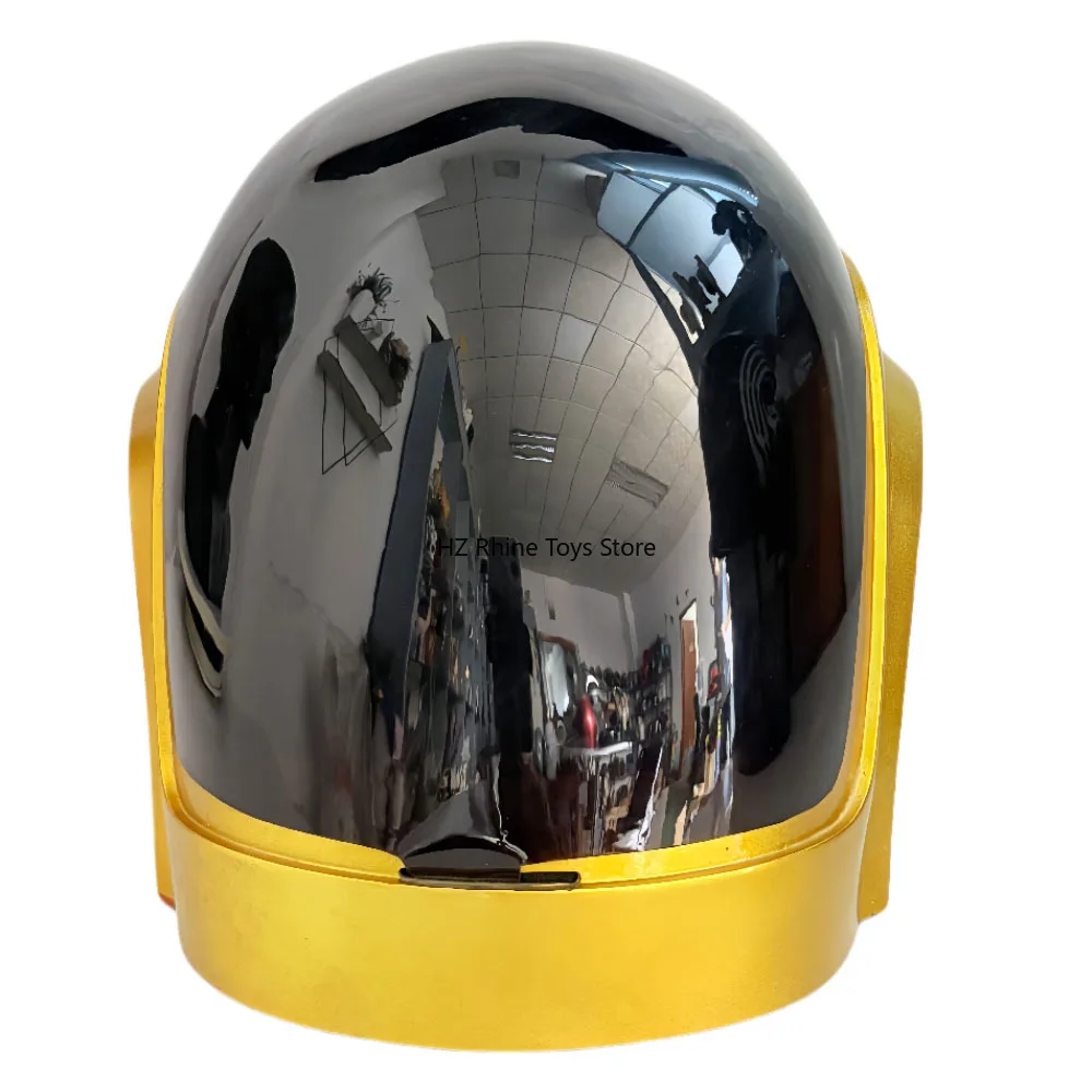 Deluxe Punk Helmet with Mirror Visor Cosplay Costume Mask Cool Halloween Costume Golden Helmet TK117