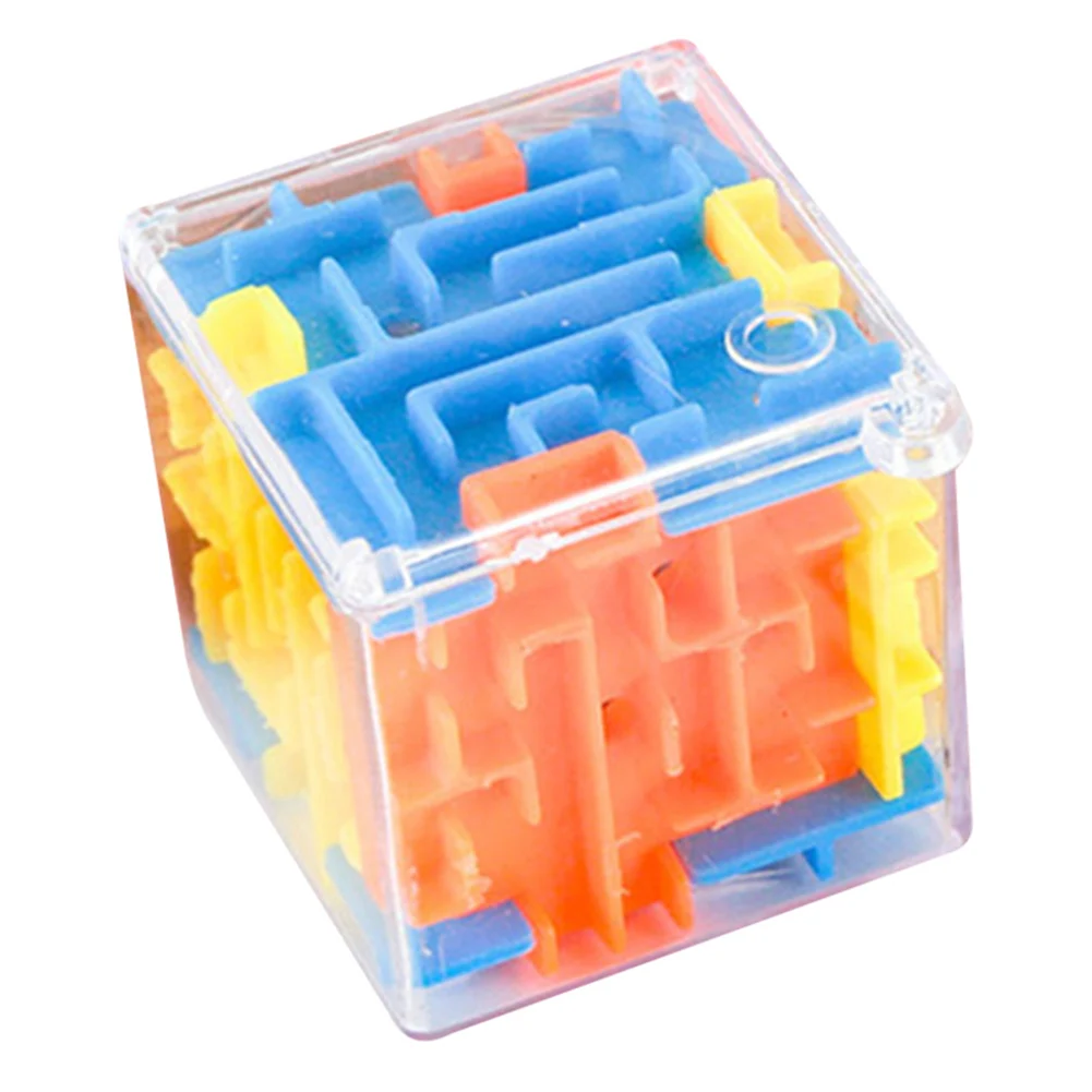 Mini Three-dimensional Cube Maze Improve Spatial Cognition for Kids Educational Brain Tester