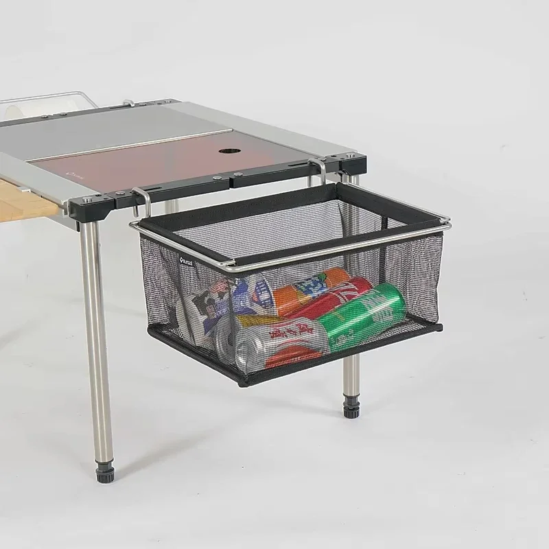 IGT-Sac à mailles de stockage de vidange pliable portable, panier à une unité, acier inoxydable T1, accessoires de table IGT, nouveau