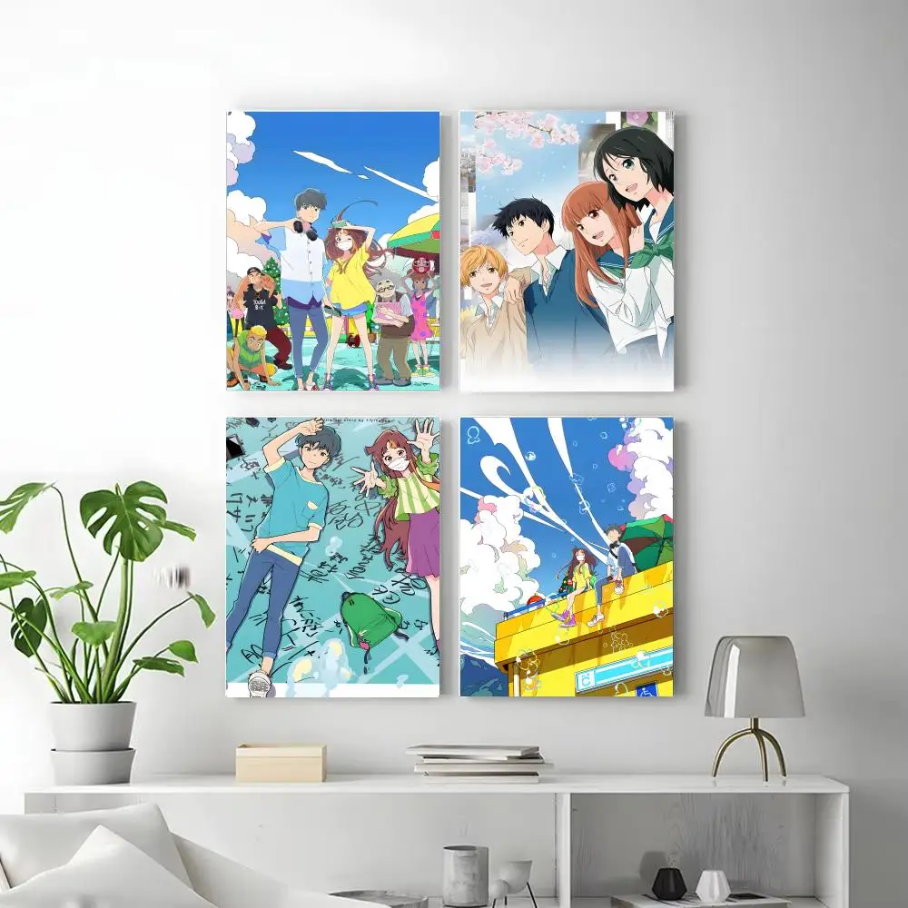 Anime W-Words B-Bubble Up Like Soda Pop Poster  Iconic Poster Wall Art Print Poster Decorative Mural Home Decor Gift Unframed
