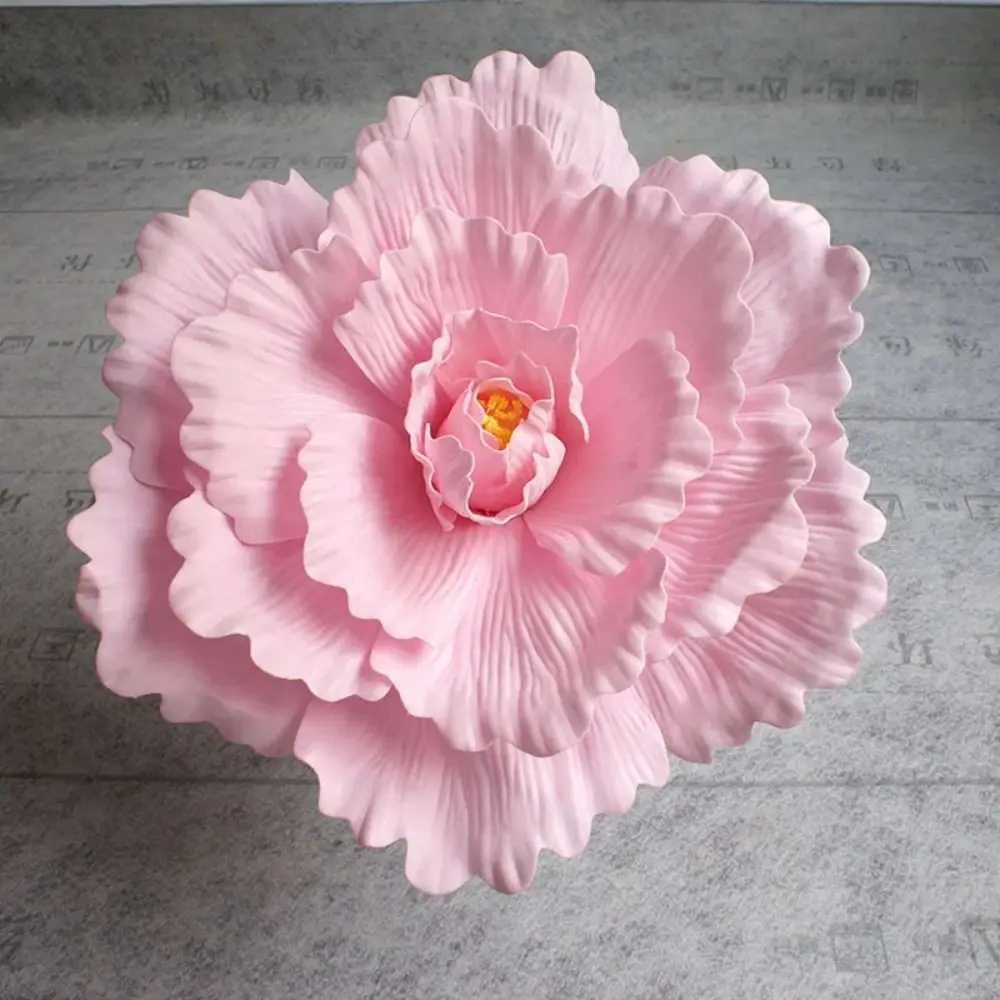 Neue 50CM PE Schaum Rose Blume Riesige Foto Requisiten Pfingstrose Falsche Blume Bühne Party Versorgung Hochzeit Dekoration Hintergrund wand
