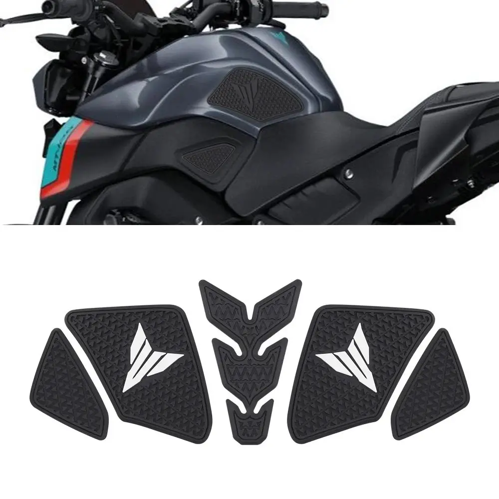 

Motorcycle Side Fuel Tank Pads Protector Stickers Decal Gas Knee Grip Traction For Yamaha MT-125 MT125 MT 125 2023 2024-