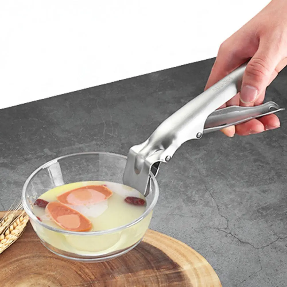 Heat Resistant Kitchen Tongs 304 Stainless Steel Bowl Clip Anti Scald Dish Lifter Non Slip Plate Clamp Cooking Tool