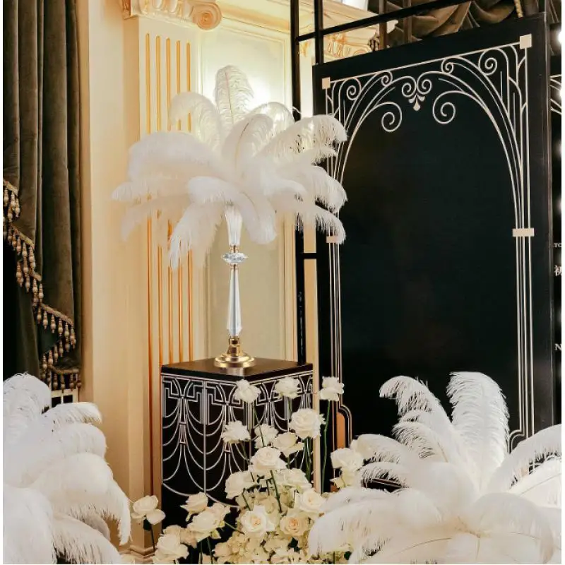 

10 Pcs Acrylic Vase Wedding Centerpieces Clear Flower Stand Column Geometric Floral Elegant Display Holder For Table Decorations