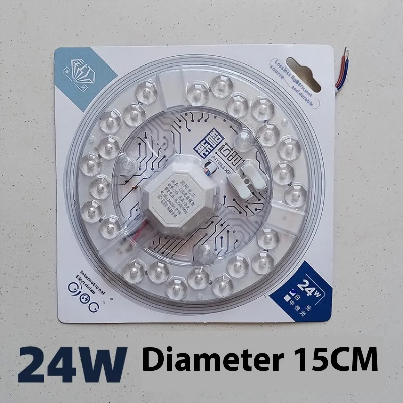 LED وحدة ضوء مصدر السقف لوحة التحول الدائرية سطوع عالية توفير الطاقة الفتيل المغناطيسي استبدال لوحة المصباح