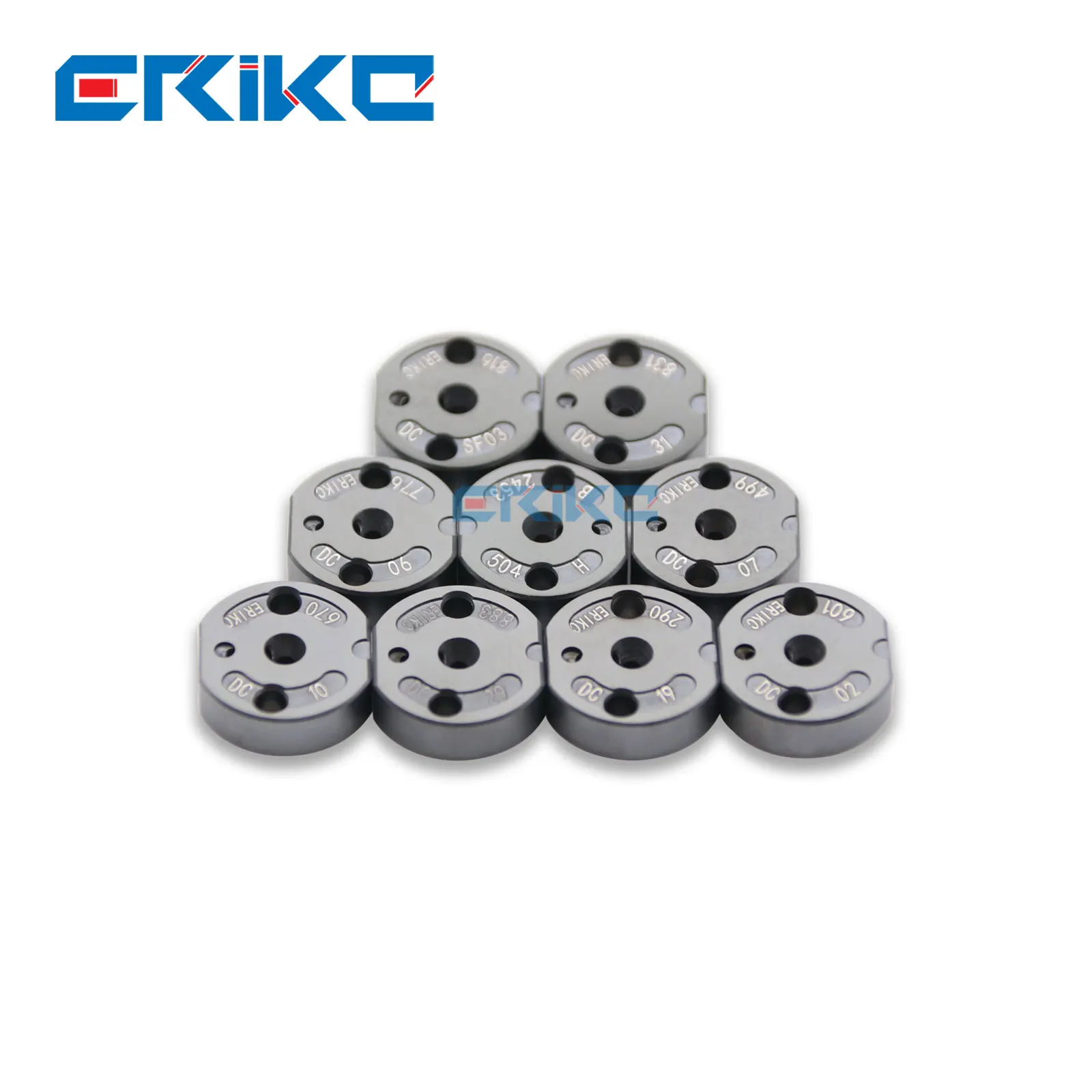 ERIKC 07# 10# 02# SF03 BF11 19# 31# 32# 34# 501# 517# Control Valve Plate For Denso Common Rail Injector Nozzle Orifice Plate