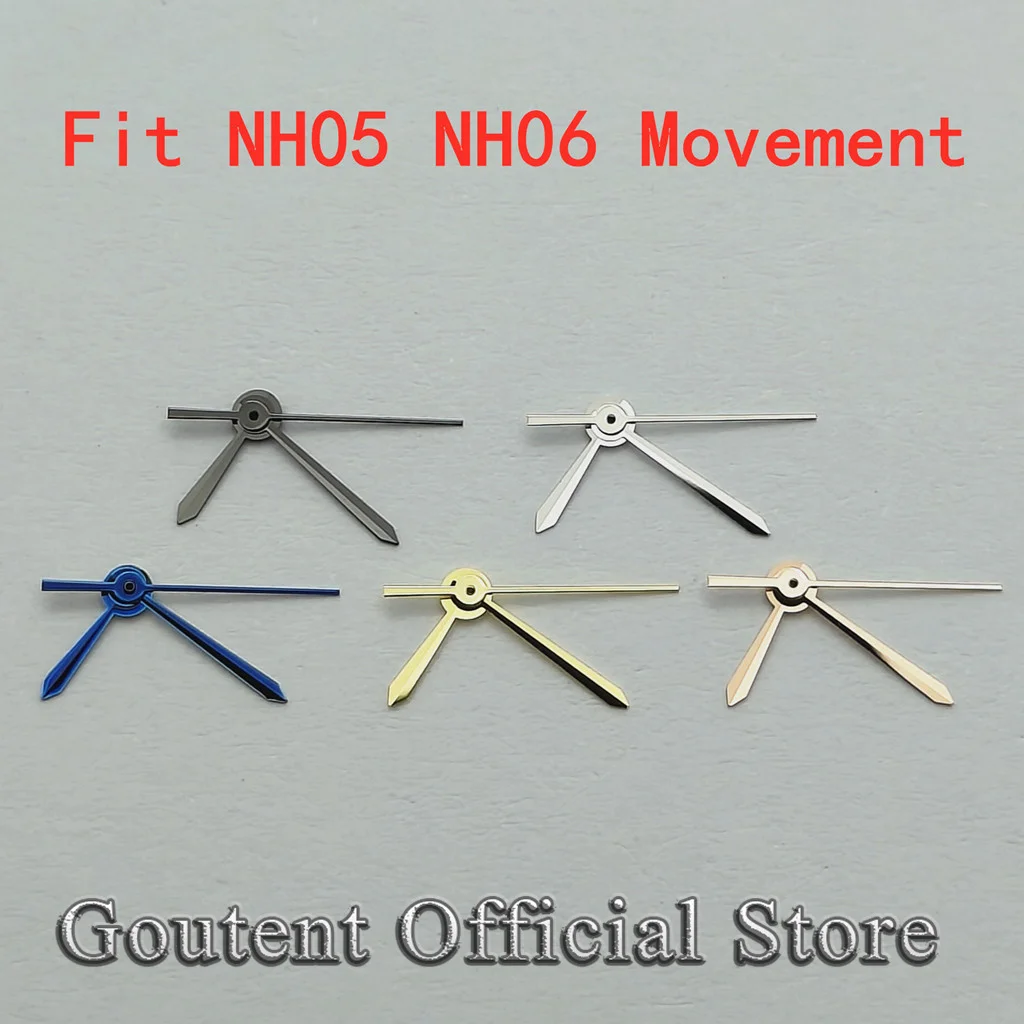 Goutent Fit NH05 NH06 Uhrwerk Gold Silber Blau Gun Roségold Uhr Handbuch Kein leuchtendes Uhrenzubehör.