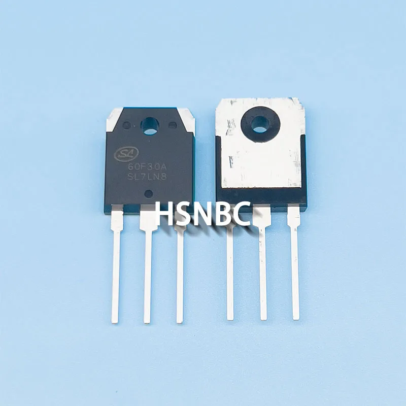 10Pcs/Lot SFR60F30APN 60F30A OR SFR60F30PN 60F30 TO-3P 30A 300V Ultra Fast Recovery Diode 100% New Imported Original