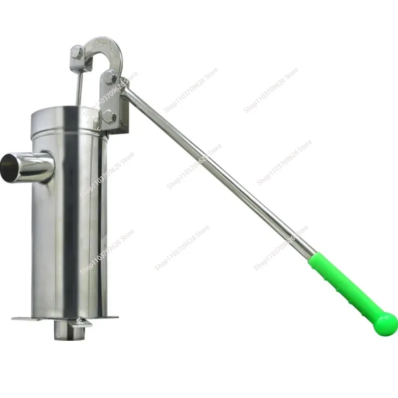 1PC Hand well water pump for home hand crank water well pump stainless steel straight tube water pressure pumps tools