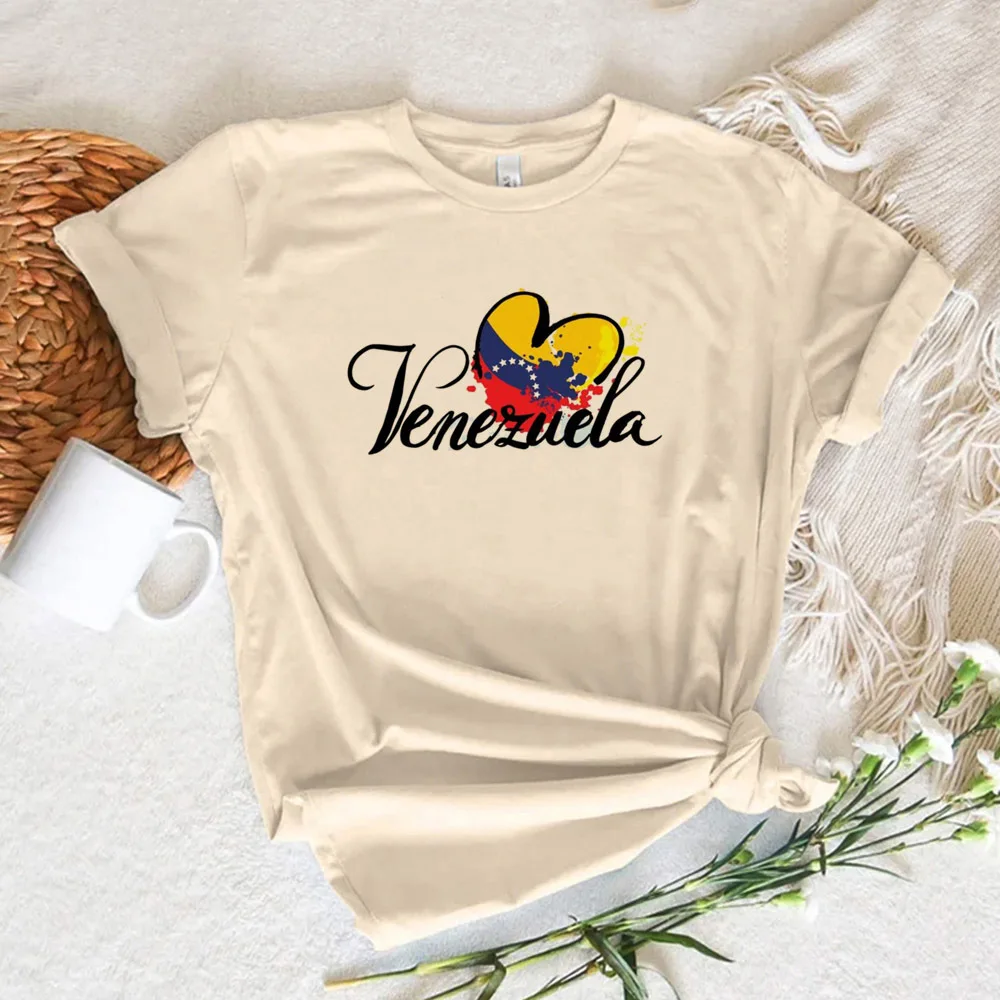 Venezuela t-shirts women comfortable athleisure Tee female anime manga designer clothes