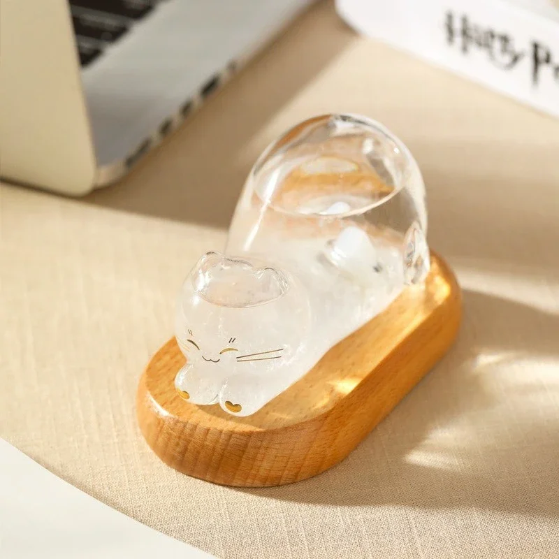 Weather bottle, storm forecast bottle, tabletop knickknacks