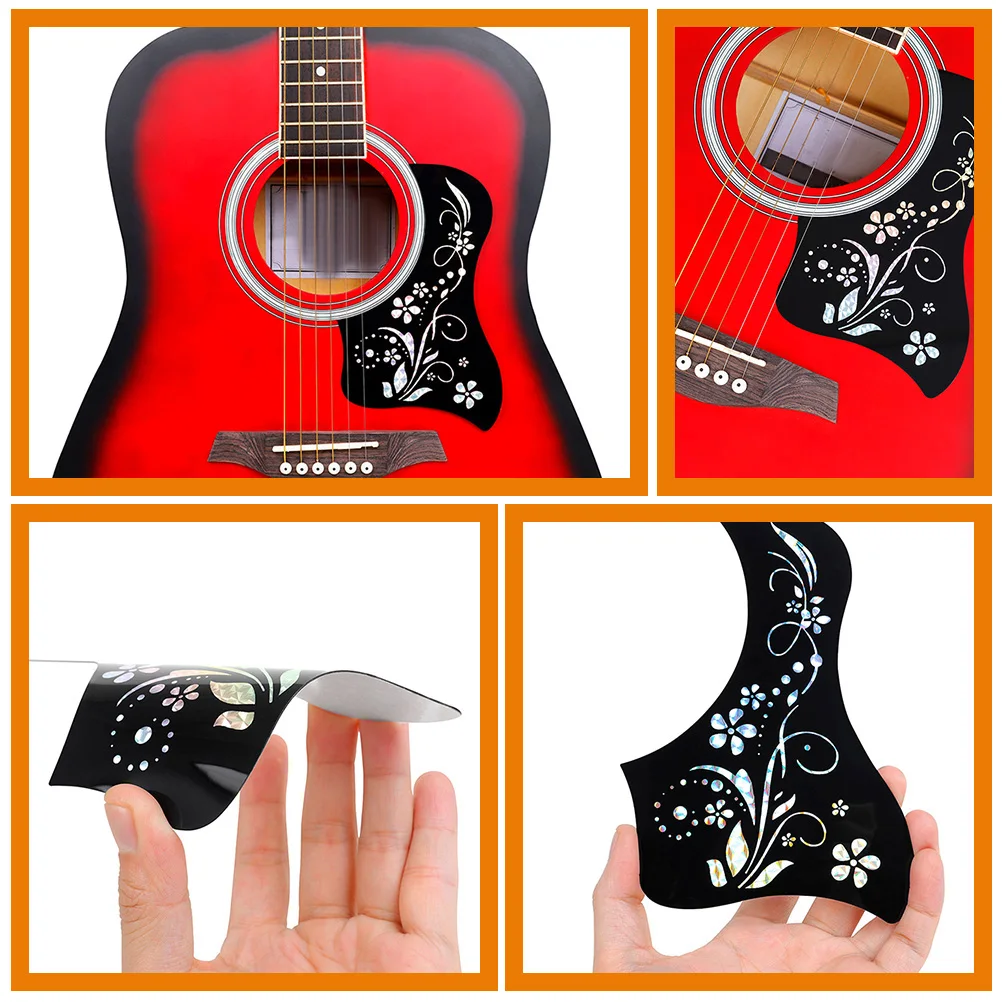 

10 Pcs Guitar Acoustic Folk Guards Ballad Protective Board Pvc Accessories