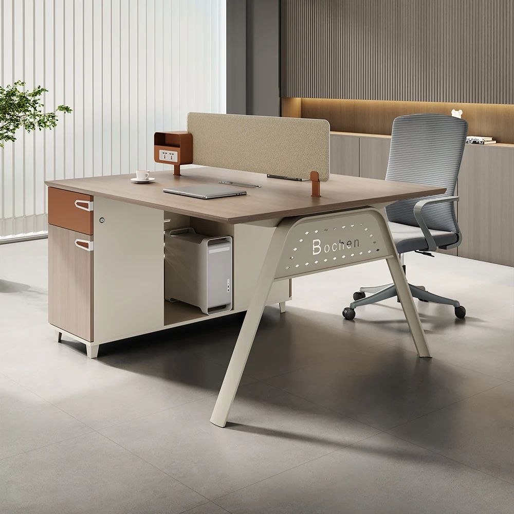OEM Premium Modular E1 MFC Executive Office Table Luxury Modern Style Convertible Desks Assembled Luxury Office Furniture