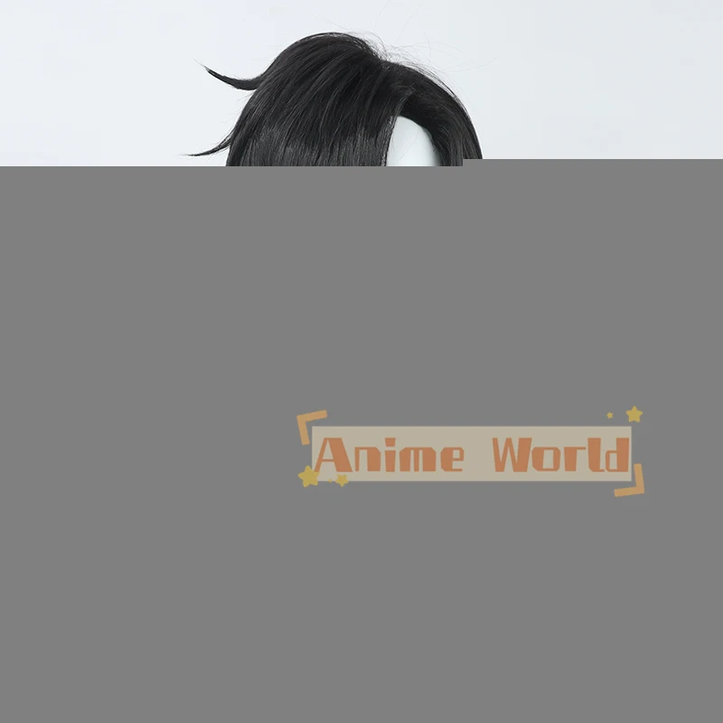 Moon Crystal Chiba Mamoru Cosplay Wig Black Tuxedo Heat Resistant Synthetic Hair Halloween Party Role Play + Free Wig Cap