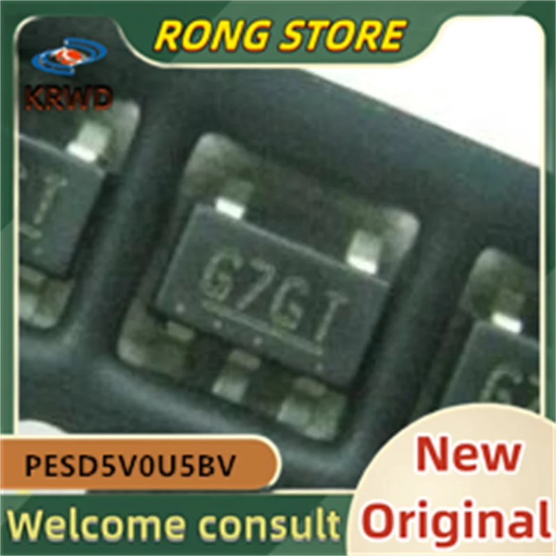 10PCS G7**  New and original PESD5V0U5BV SOT-666