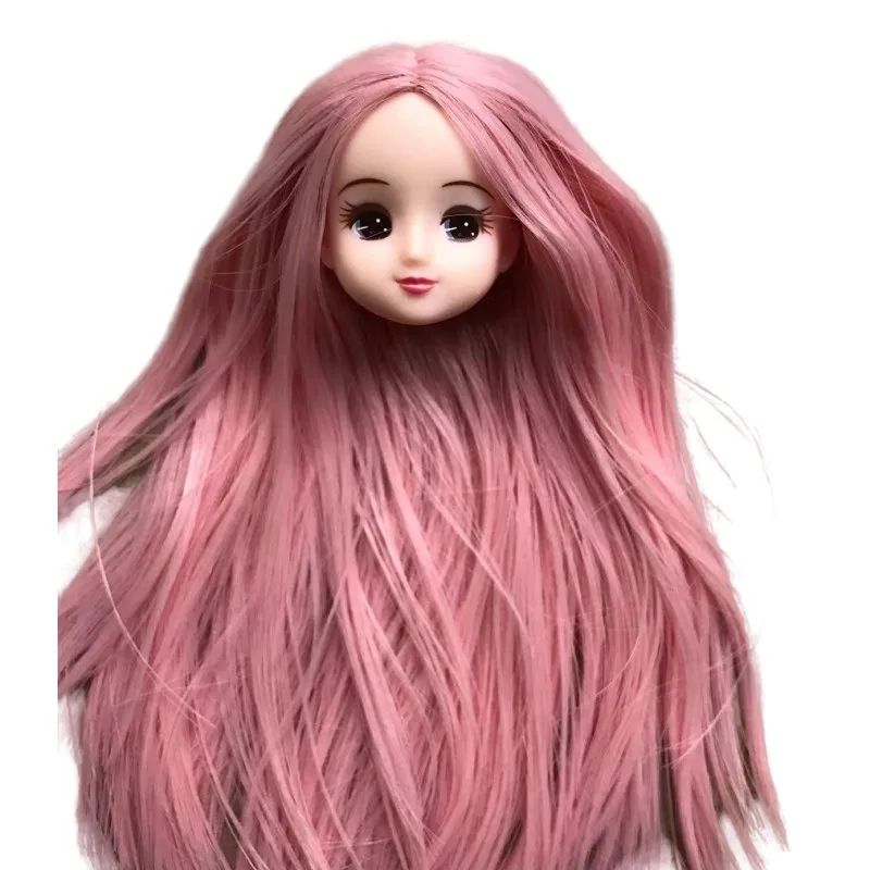 Original Jenny Licca Puppenköpfe, süßes kleines Mädchen, bunte lange Haare, DIY-Puppen-Dressing-Figuren, Mädchen-Geschenke, Spielzeug – Detail 3