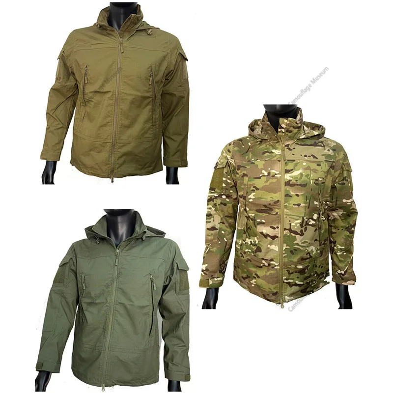 屋外軍事愛好家狩猟戦術的な多機能ジャケットフード付きトップトレーニングスーツ