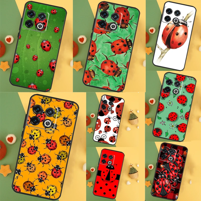 Ladybug Beetle Case For OnePlus 11 12 9 10 Pro 10R 9R 8T 10T 12R Nord N10 N20 N30 2T CE4 CE 2 3 Lite Cover