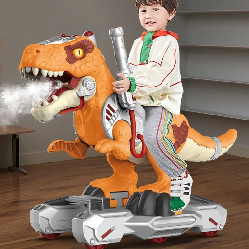 Dinosaur Toy Car Electric Walking and Sitting Scooter Large T-Rex Children's Birthday Gifts