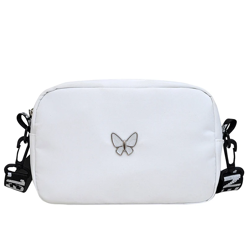 Butterfly Decoration, Fashionable Casual Bag, Can Be Worn on One Shoulder or Diagonally, with Adjustable Shoulder Straps