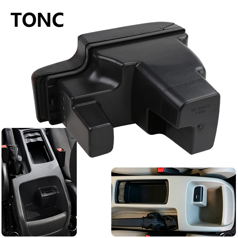 Armrest box for Ford Focus 3 2016 2017 2018 interior design center console storage box with USB car interior accessories