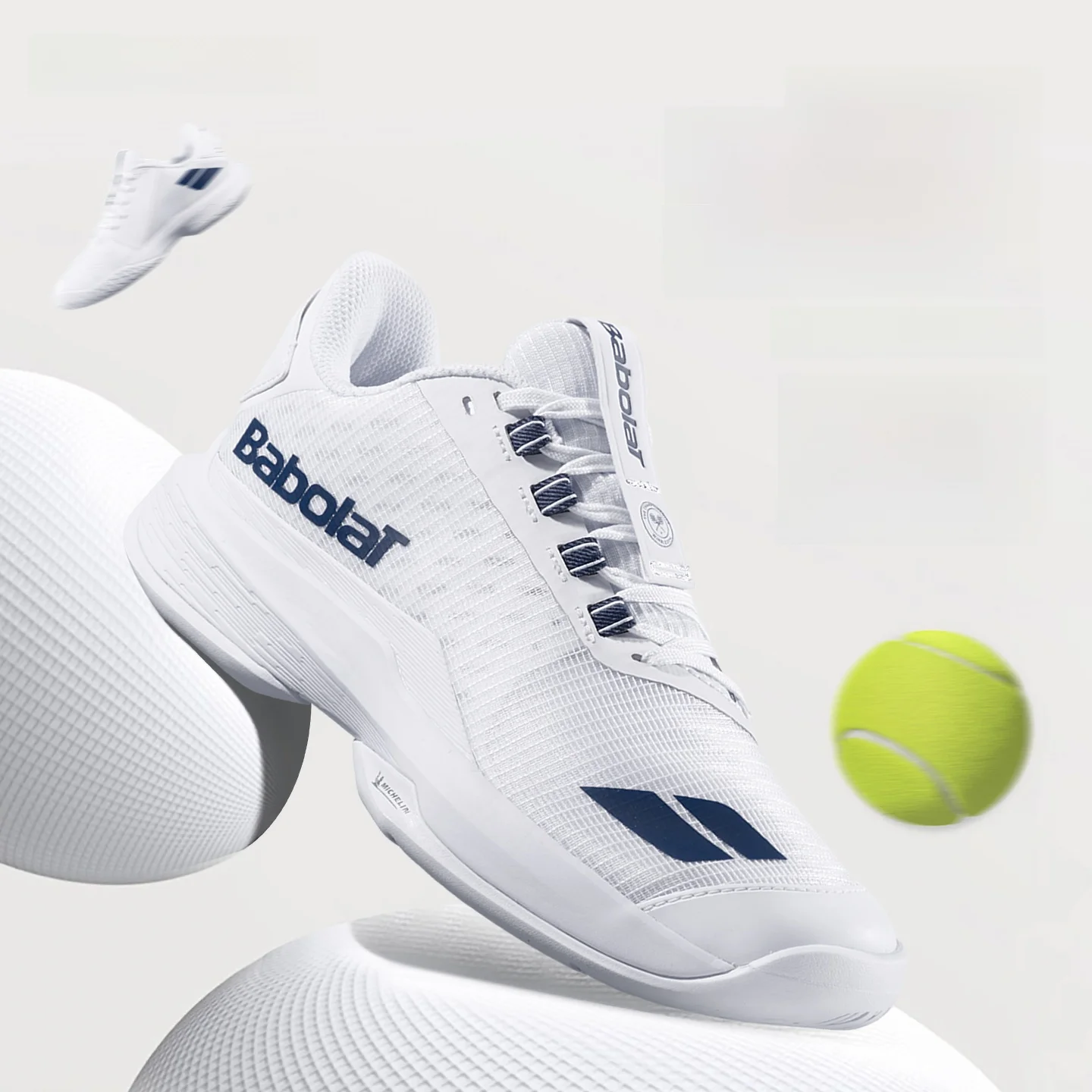 Tênis Babolat 26 Wimbledon Profissional Masculino e Feminino Antiderrapante com Absorção de Impacto JETTERE Leve e Resistente