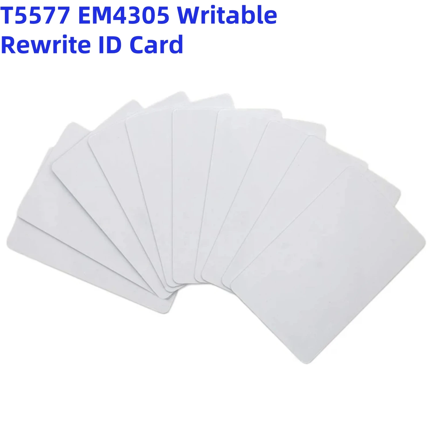 

Копировальный аппарат RFID 125 кГц, белая тонкая карта с T5577 EM4305, копировальный аппарат для дублирования чипов EM4100 TK4100, RFID-карты