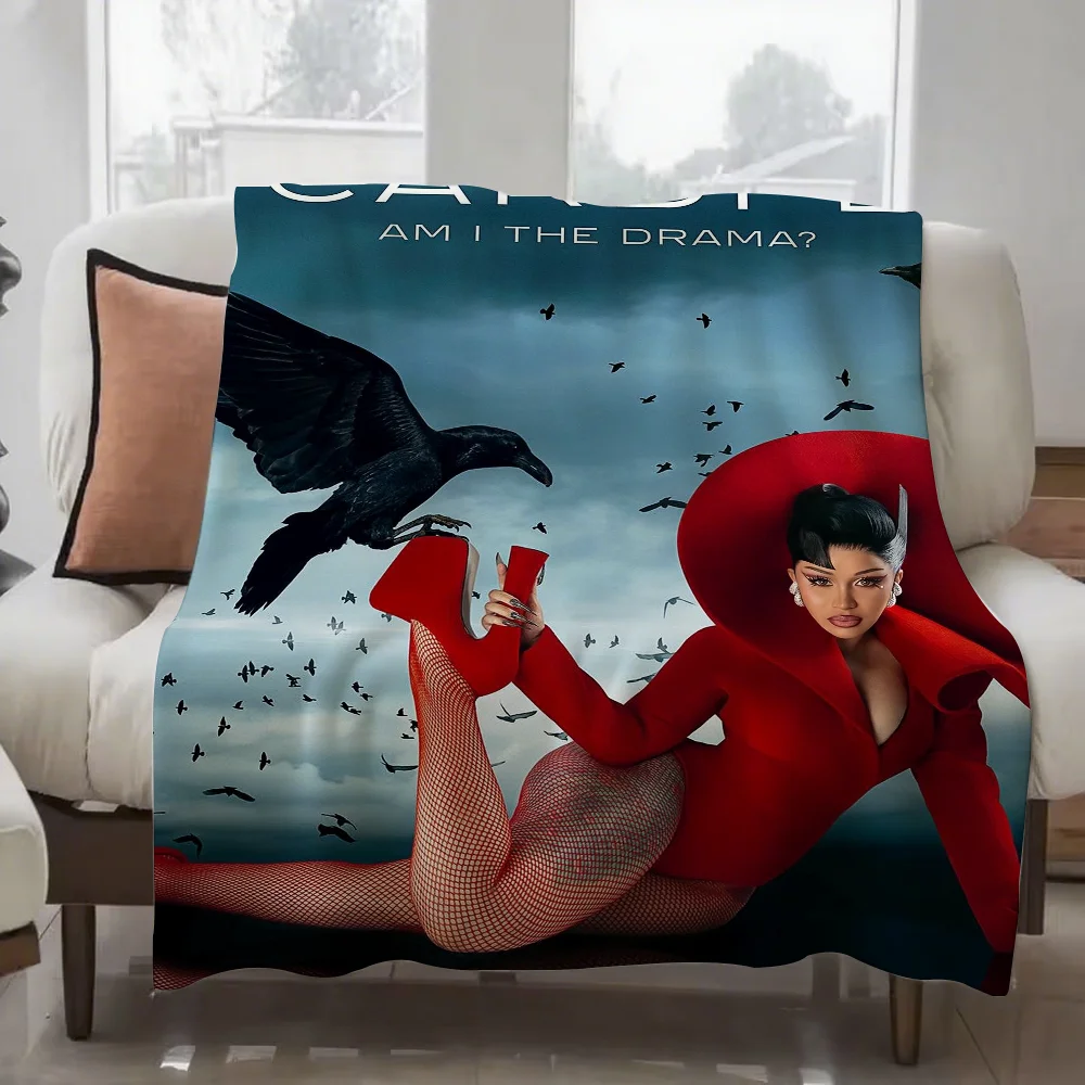 

C-Cardi SINGER b Blanket Design Lightweight For Dorms, Naps, Living Room, Office,Sofa,All-Season