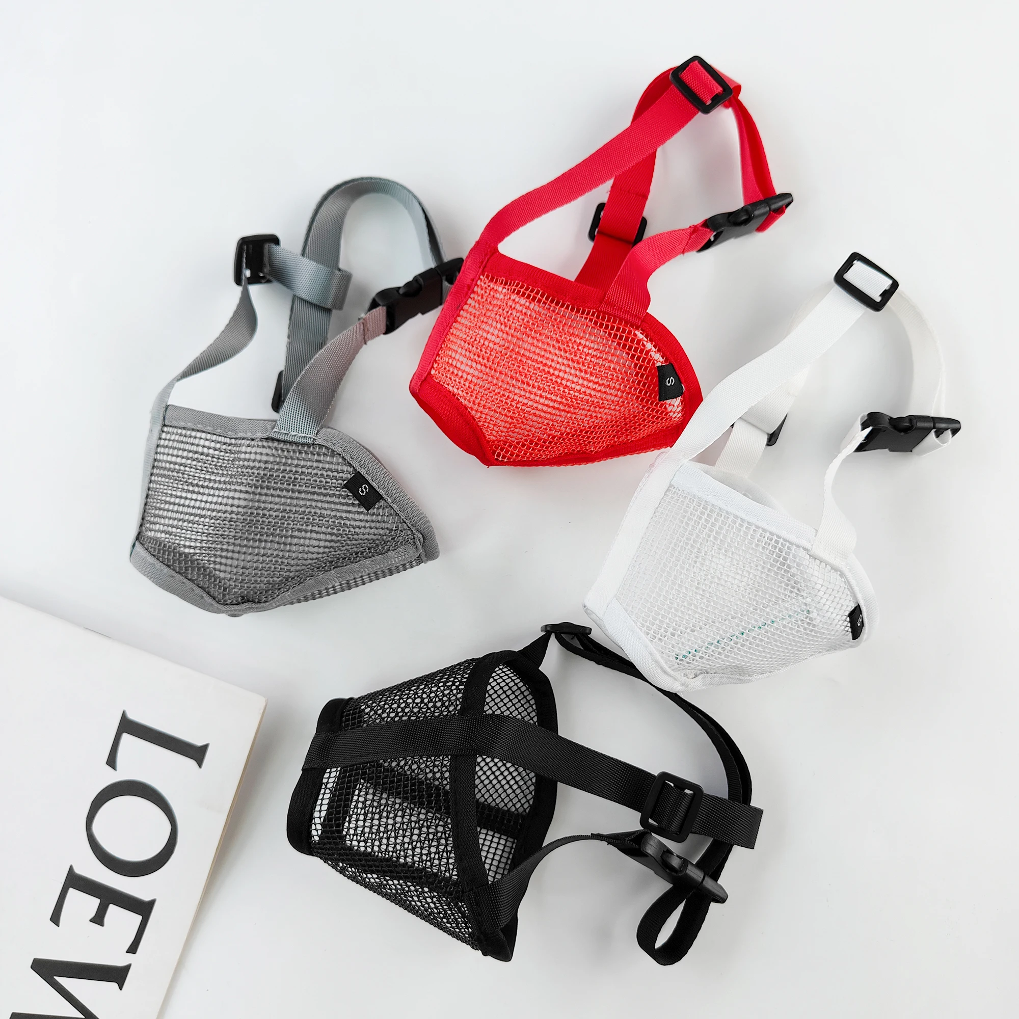 جديد مكافحة قطف الكلب المعبرة الكلب الحيوانات الأليفة قناع الوجه الكبار الكلب جرو الفم قفص مكافحة لدغة منع إشعال حادثي القمامة