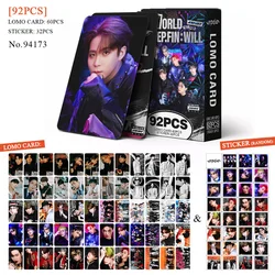 KPOP ATEEZ nuovo album 92 pz/set THE WORLD EP.FIN : WILL cartolina LOMO card photo card Hongjoong San Yunho Yeosang collector card