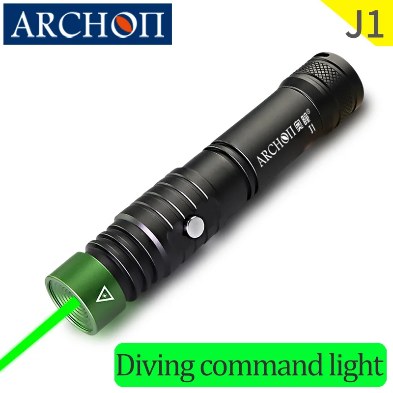 

J1 diving coaching command green beam light profession diving green beam light Underwater 100m dive instructor dive command lamp