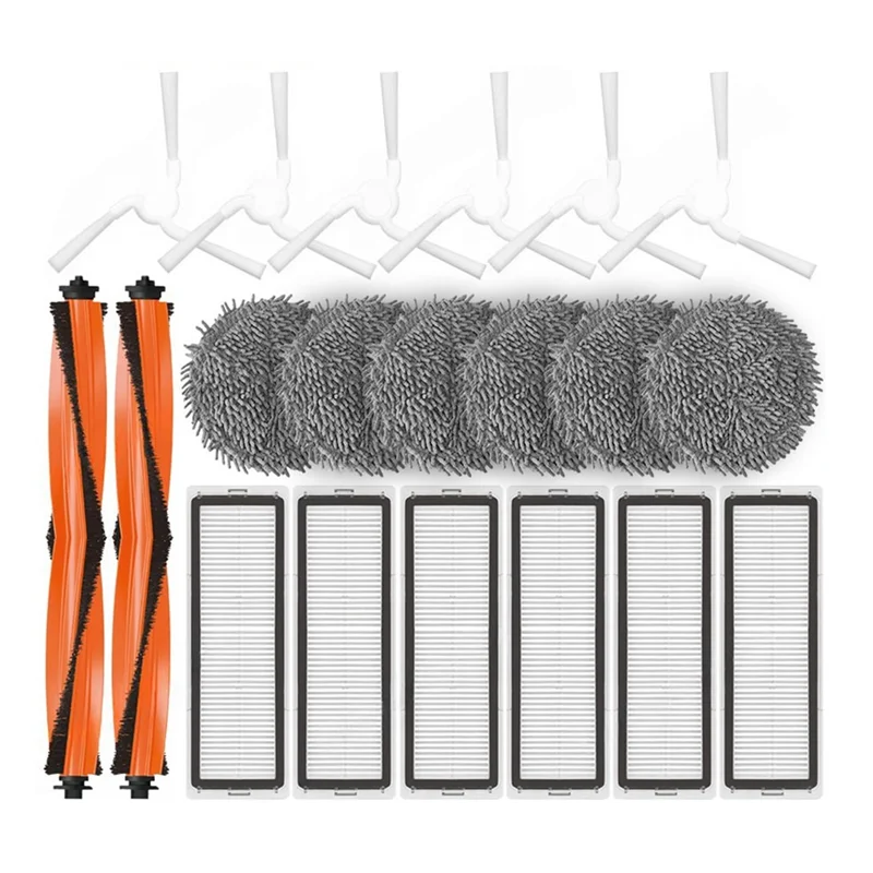 ل Xiaomi ل Mijia روبوت التنظيف الذاتي فراغ الممسحة برو STYTJ06ZHM استبدال أجزاء-الفرشاة الرئيسية فرشاة جانبية فلتر Hepa ممسحة الوسادة