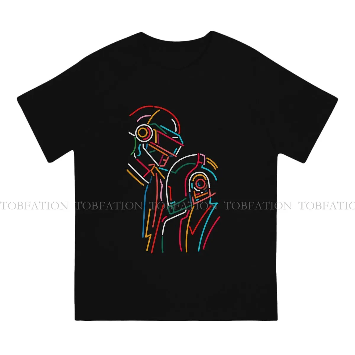 Daft Punk TShirt for Men Daft Humor Summer Sweatshirts T Shirt High Quality Trendy Loose