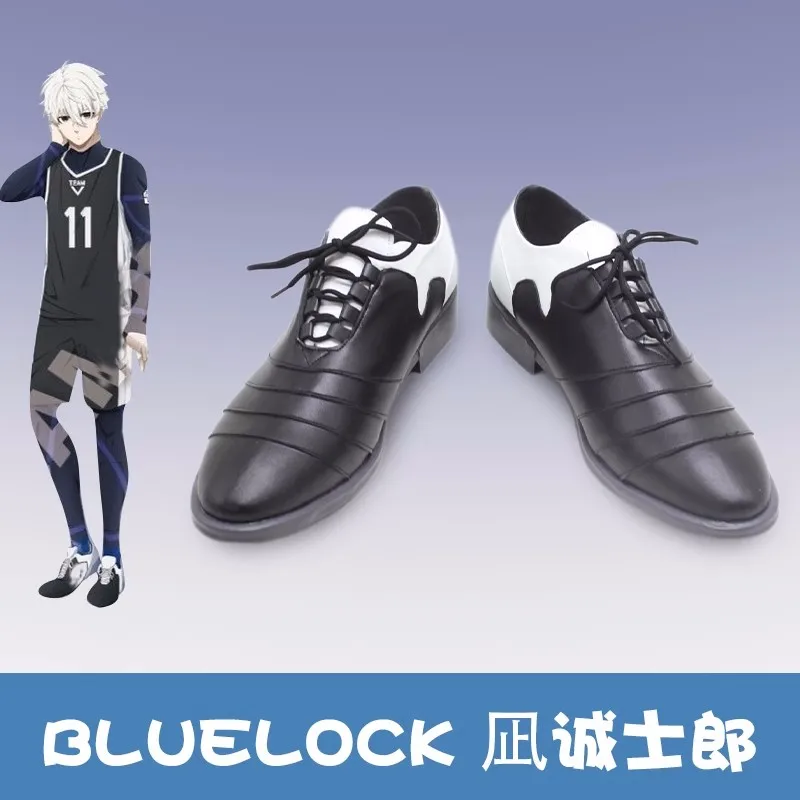 

Anime Blue Lock Nagi Seishiro Mikage Reo Cosplay shoes white Wig Boots For Halloween Cosplay Costume Accessory