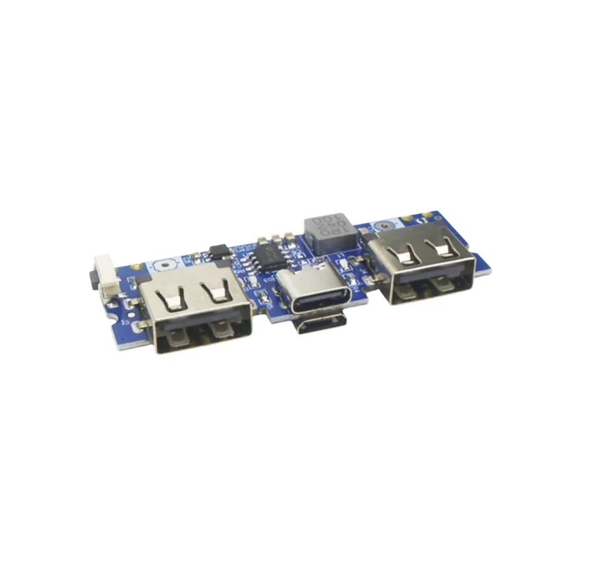 1/2/5/10/20Pcs 18650 Lithium Battery Charger Module 5V 2.4A Dual USB Micro/Type-C LED Indicator for Mobile Power Bank Phone DIY
