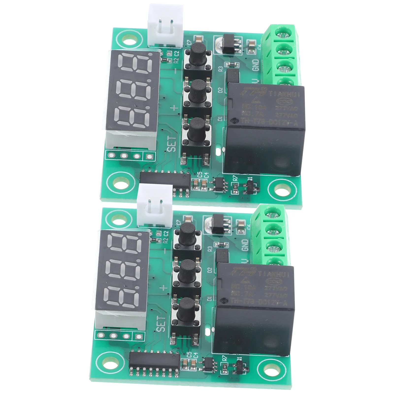 

2Pcs Digital Thermostat Controller Module Embedded Mcu Chip Screen Temp Control High Precision Stability