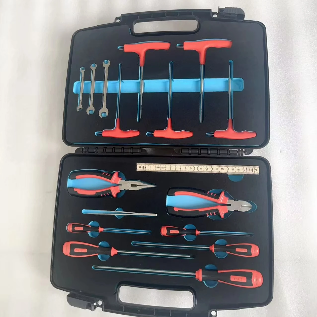 Non Magnetic Titanium Tools Set 18pcs Professional Torque Wrench Use Lightweight Efficient Hand Hard Case