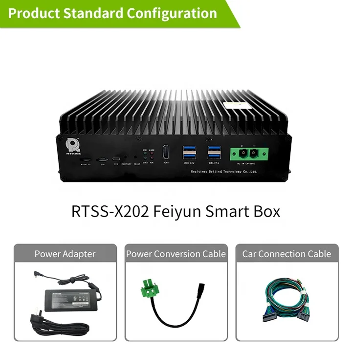 Orin Feiyun Smart Box RTSS-X202-SATA مع وحدة Nvidia Agx Orin 32GB واجهة SATA حلول AI المدمجة