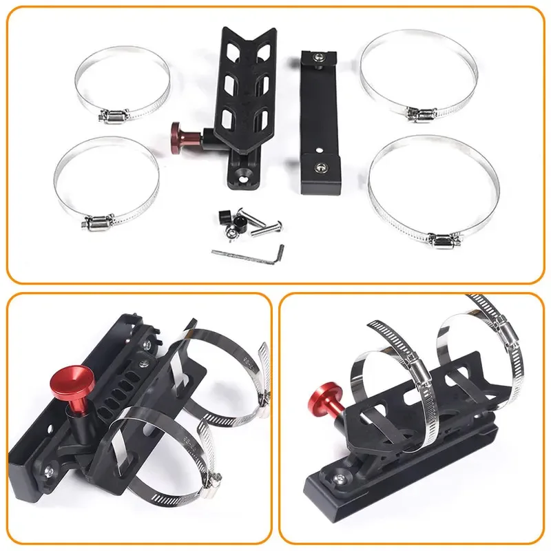 

Tailgate Extinguisher Mount Adjustable Bracket For Land Rover Defender 90 110 2020-2023 Extinguisher Accessory