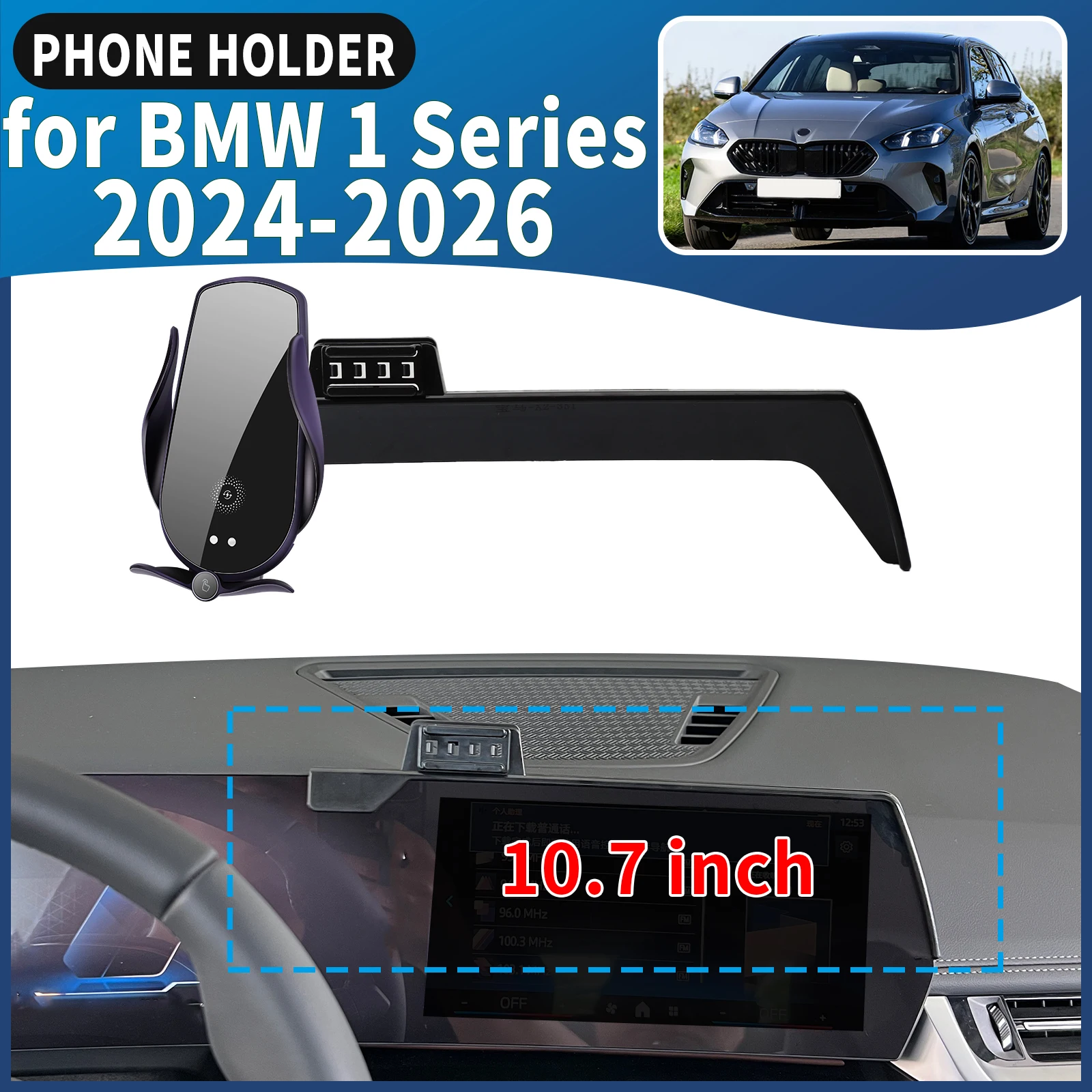 

for BMW 1 Series 2024 2025 2026 BMW120 116 M135 xDrive Car Phone Holder Mount Vehicle-Specific GPS Navigation Easy Installation