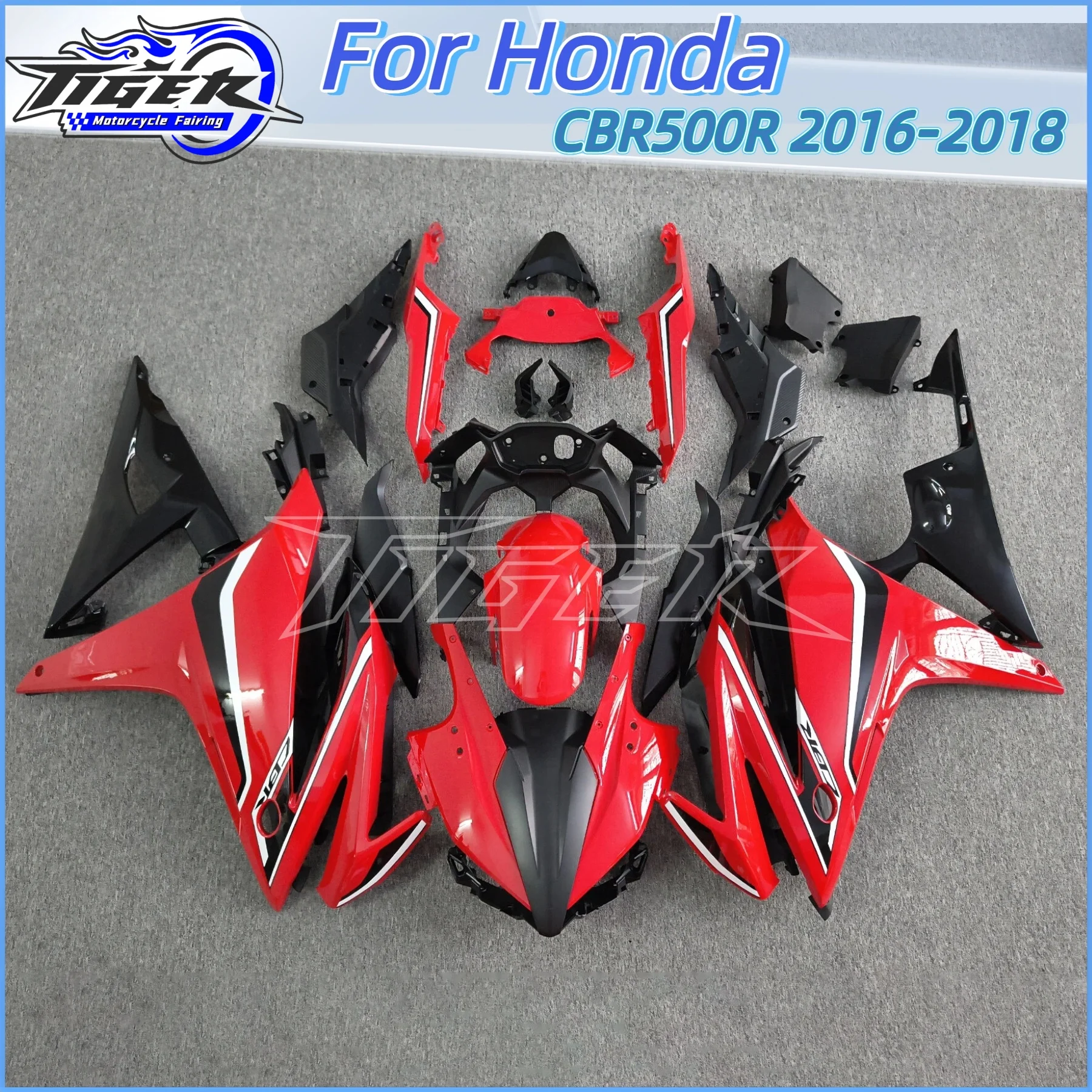 

Full Fairings Kit fit for Honda CBR500R 2016 2017 2018 Motorcycle CBR500 16 17 18 CBR 500R fairing kits set red white