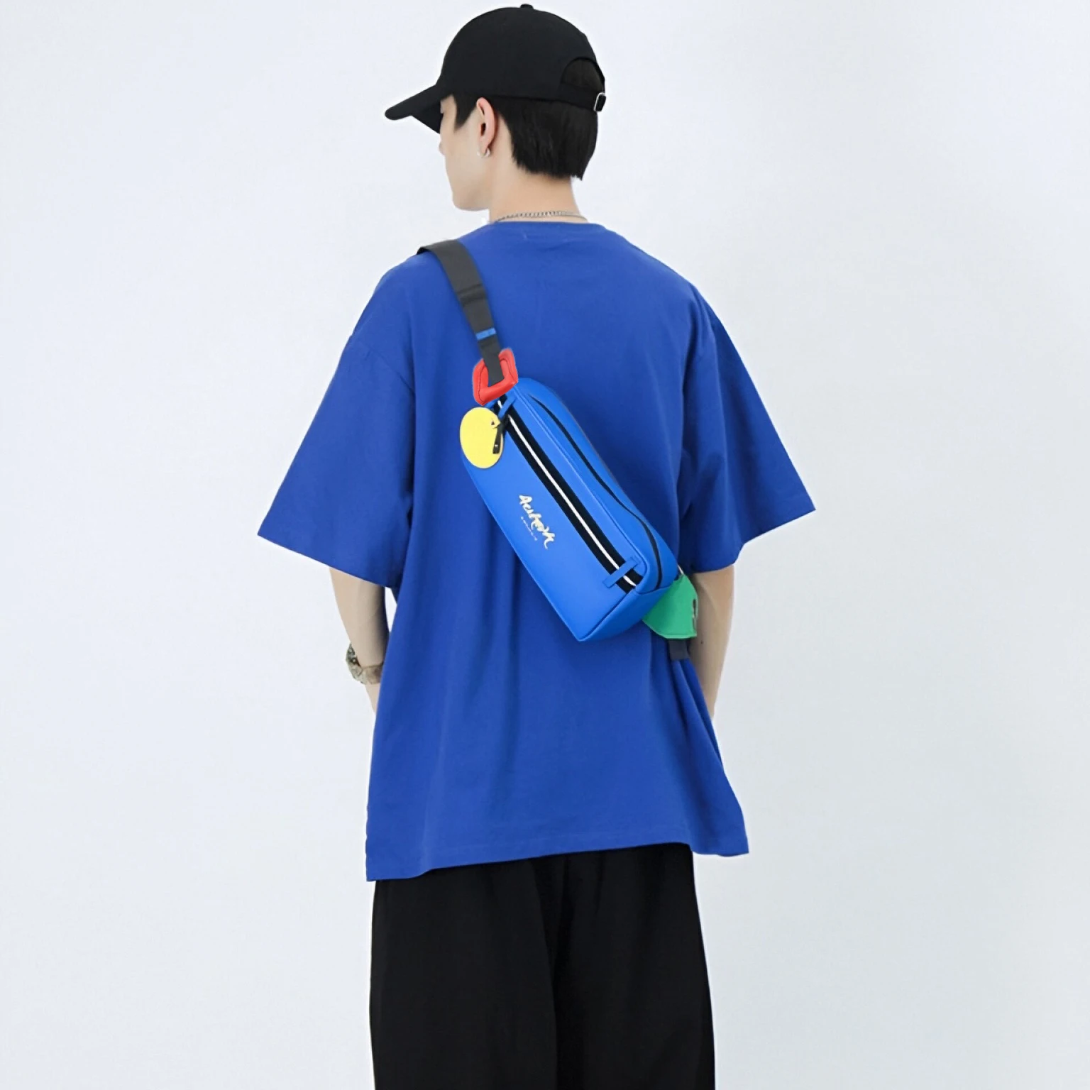 

Gorfia Simple design PU leather multifunctional convenient waist bag travel leisure travel gift Father's Day men and women